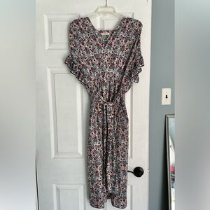 Max Studio Floral Wrap Dress